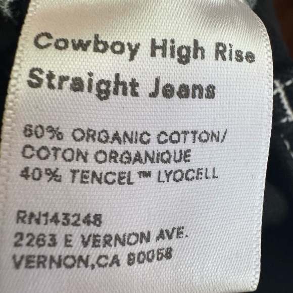 Reformation Cowboy High Rise Straight Jeans - Picture 10 of 11